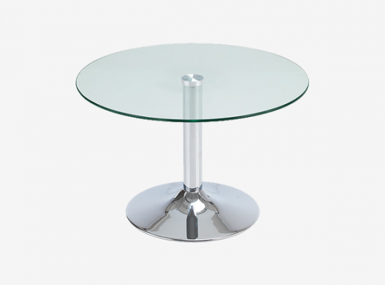 Round Glass Table for office use